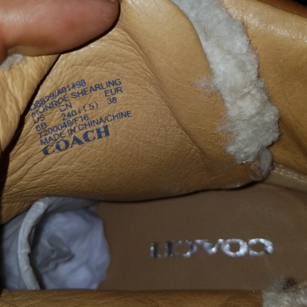 COACH MONROE SHERLING BOOT - Picture 5 of 7